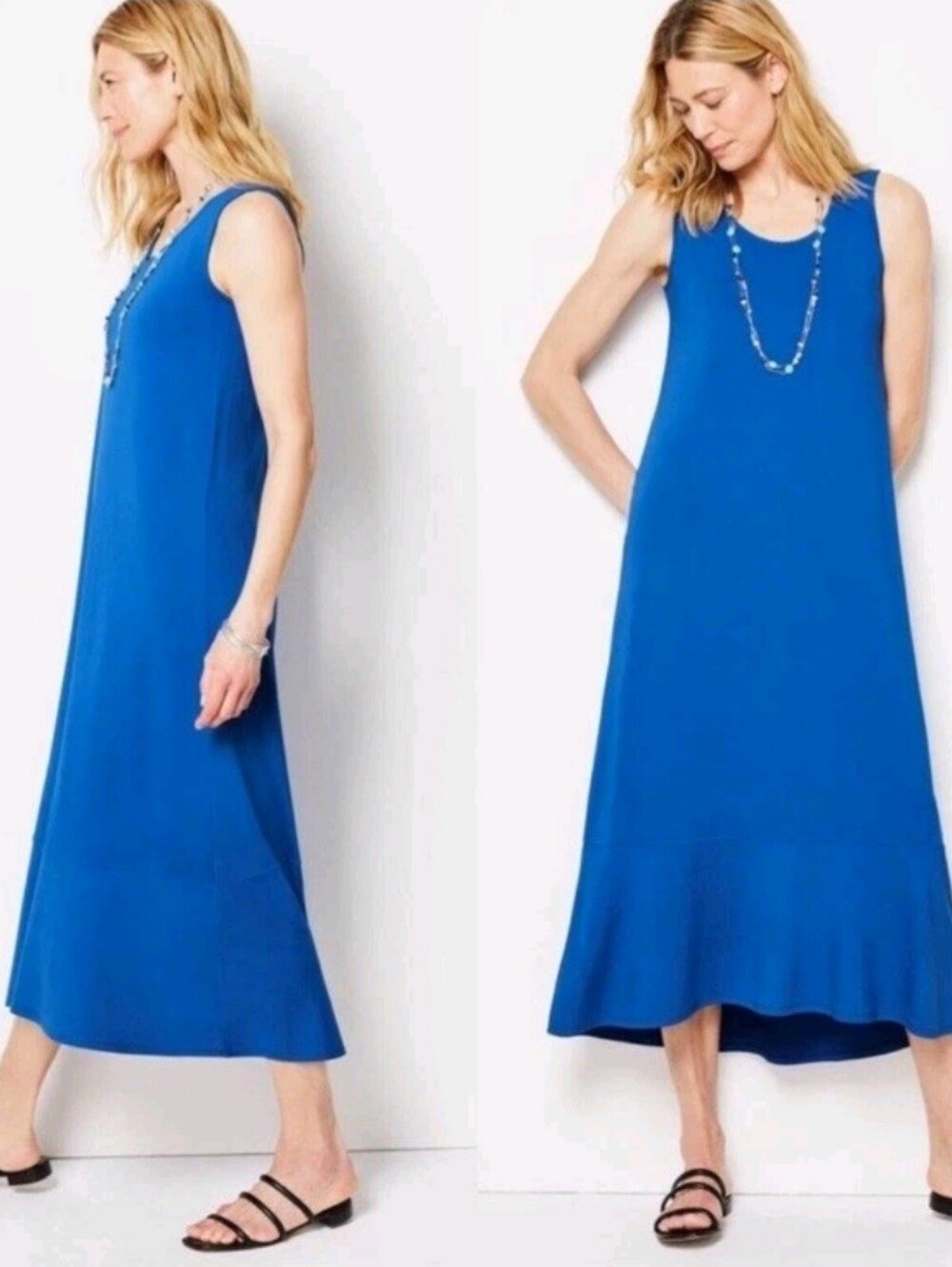 Effortless elegance meets everyday comfort in this J.Jill royal blue dress.
